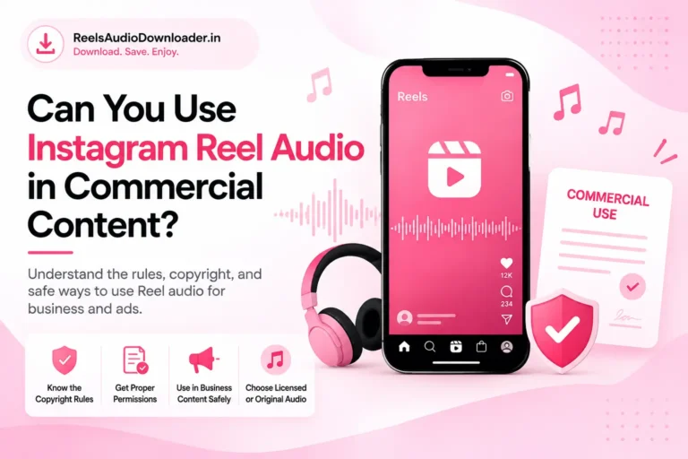 Instagram Reel Audio Commercial
