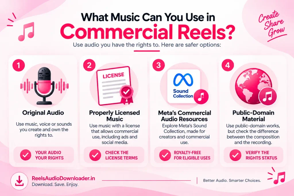 What Music Can You Use in Commercial Reels?