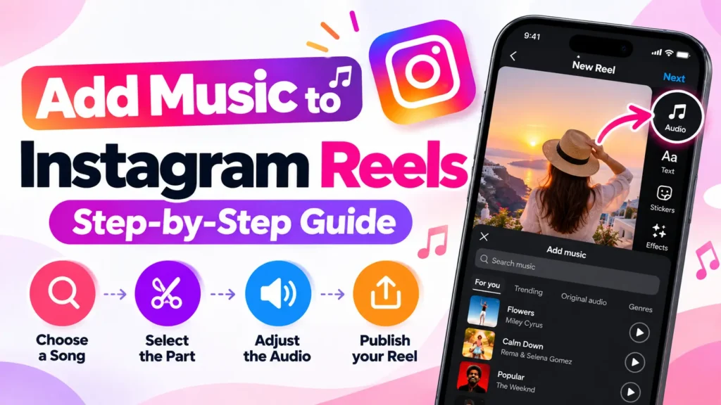 add music to Instagram Reels