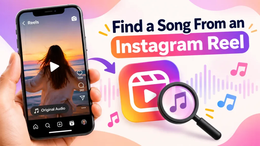 find song from instagram reel